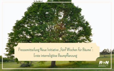 Pressemitteilung Neue Initiative „Fünf Wochen für Bäume“: Erste interreligiöse Baumpflanzung