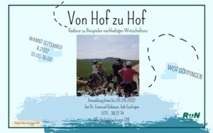 Göppingen: Von Hof zu Hof - Radtour zu Beispielen nachhaltigen Wirtschaftens @ Göppingen